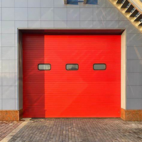 Porta industrial seccional de enrolar automática 